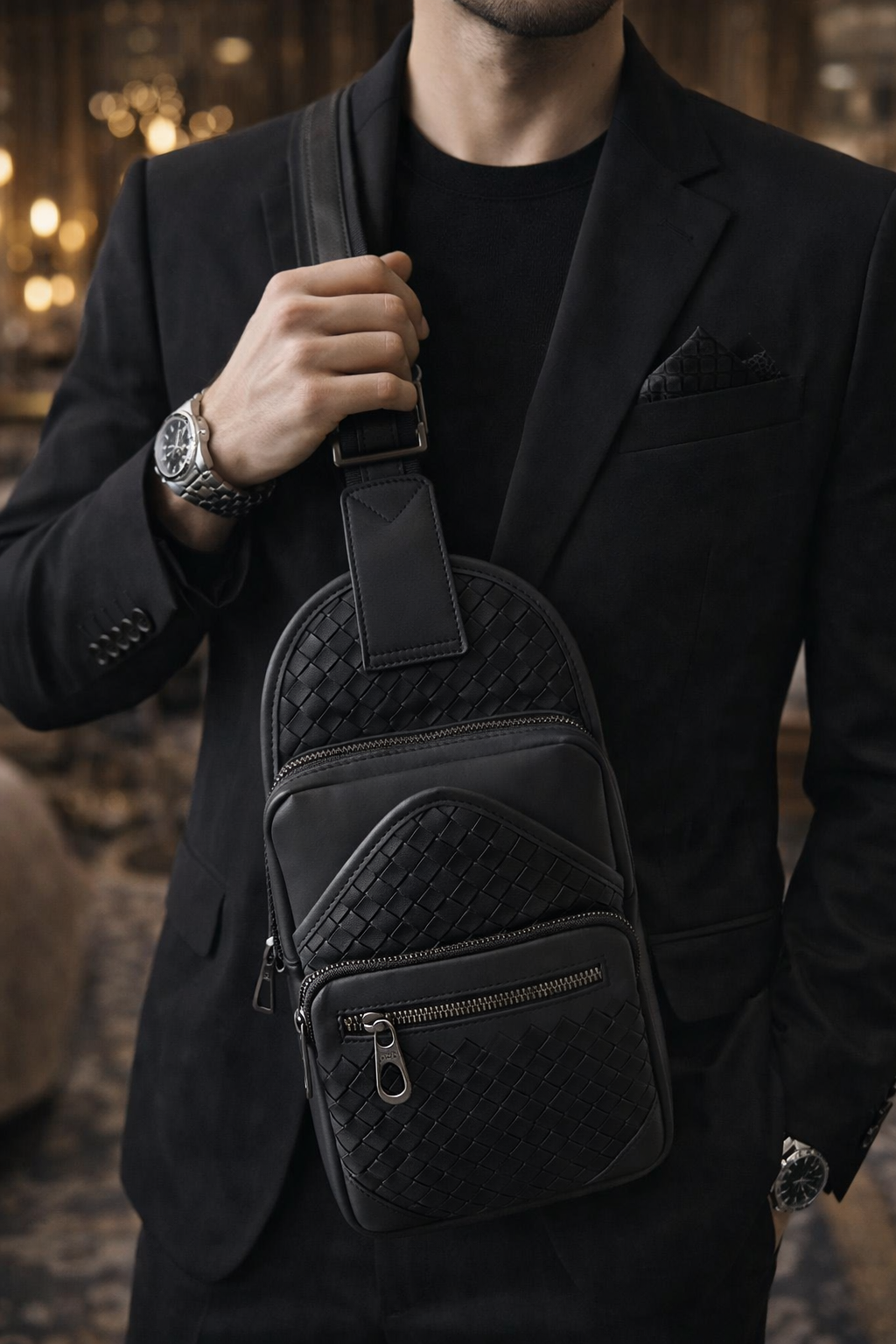 CROSSBODY MEN LEATHER BAG